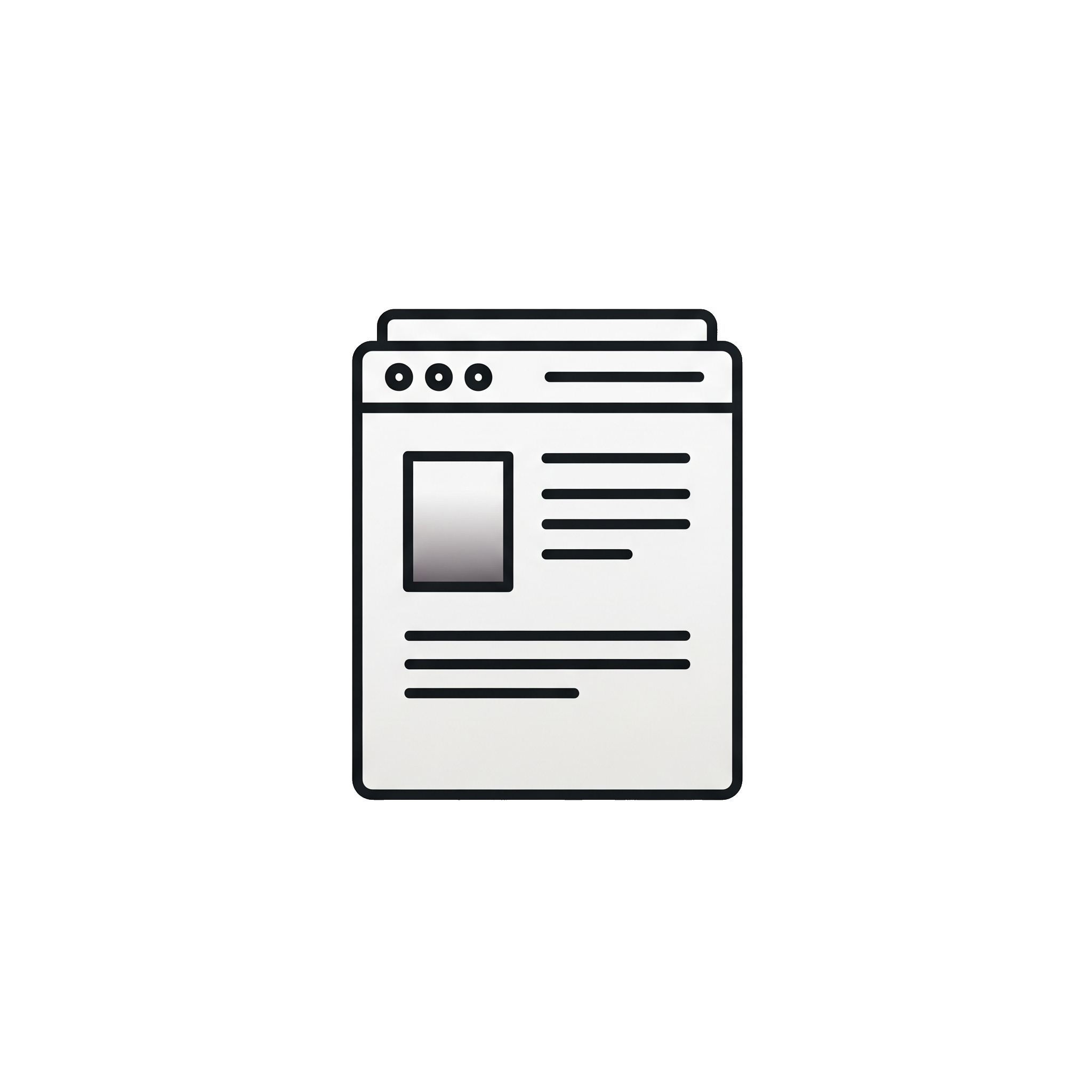 Onepager Basis Paket Icon