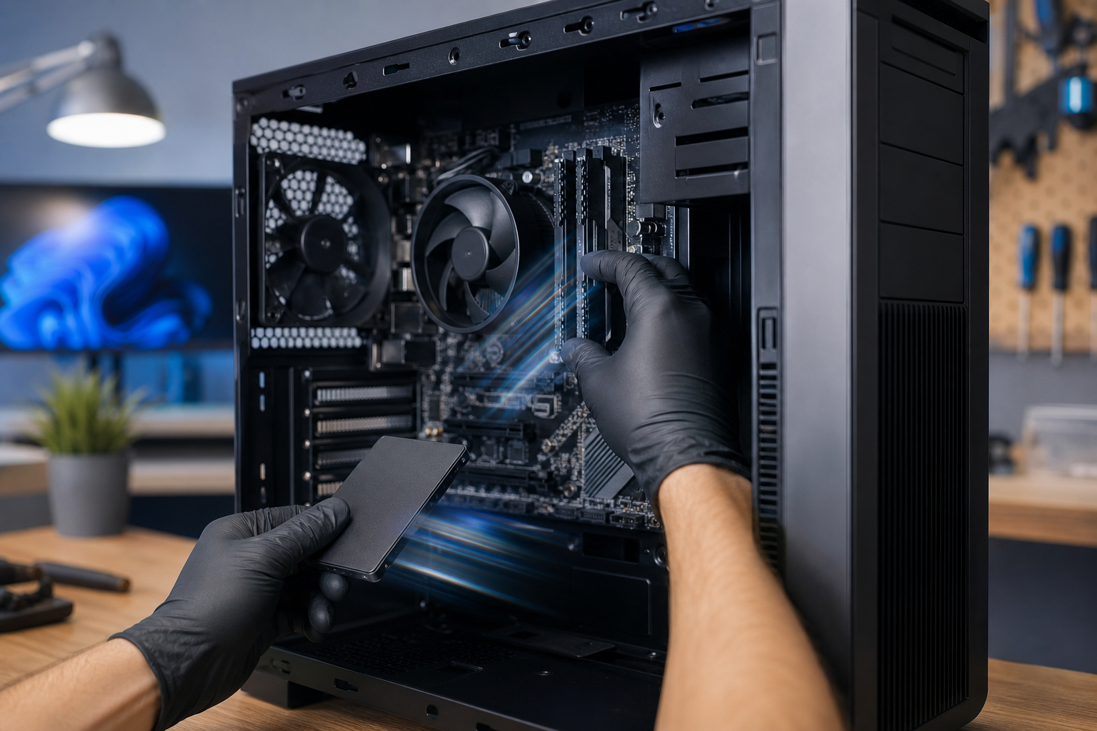 PC-javítás és hardverbővítés